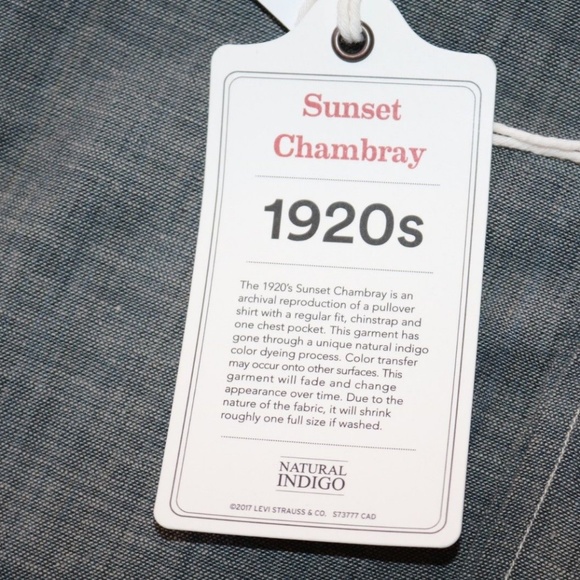 Levi's Vintage Clothing 1920 Sunset Chambray Shirt - Picture 4 of 7